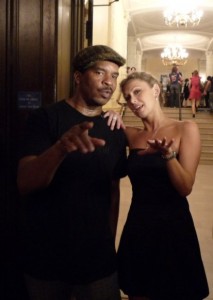 David Alan Grier and Kym Johnson at Lindy Groove