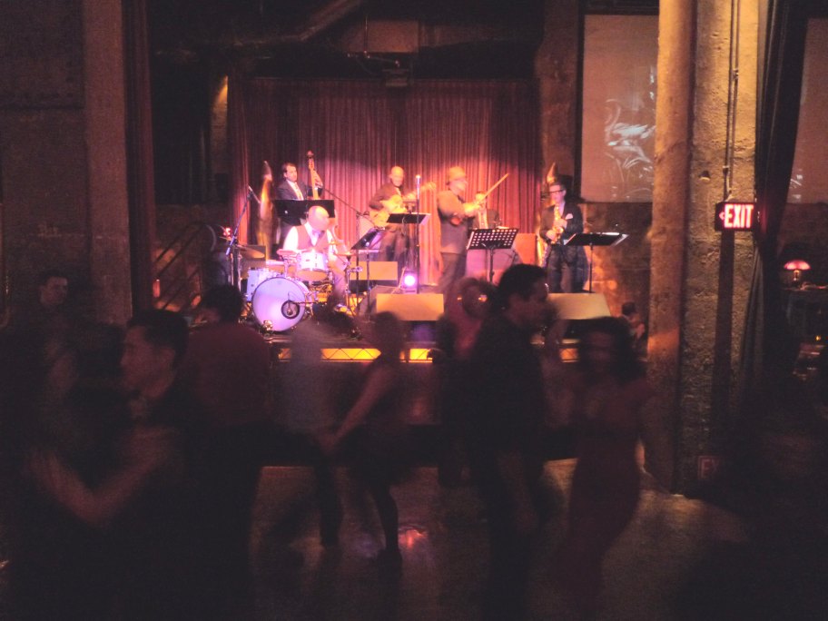 Stage and dance floor at the Edison