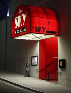The Sky Room entrance