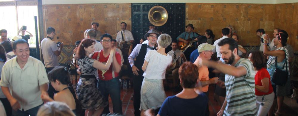 Dancers with the California Feetwarmers