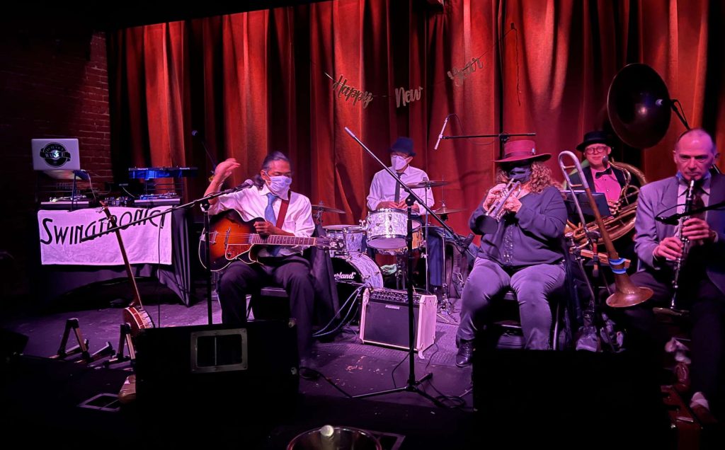 The Big Butter Jazz Band performing at Swingtronic