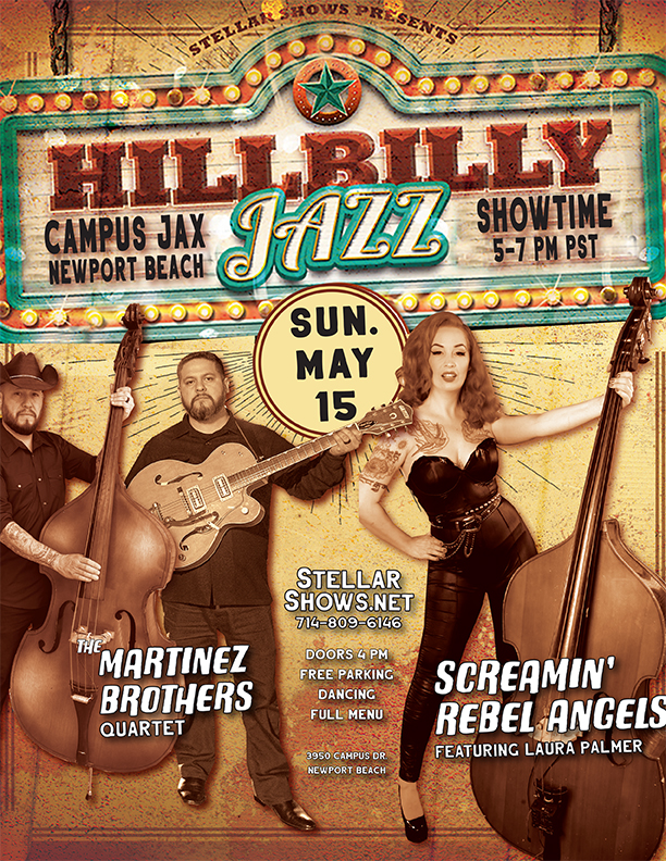 Screamin’ Rebel Angels at Campus JAX – Hillbilly Jazz series