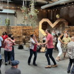 Swing dancing at the Boomtown Brewery in the Arts District