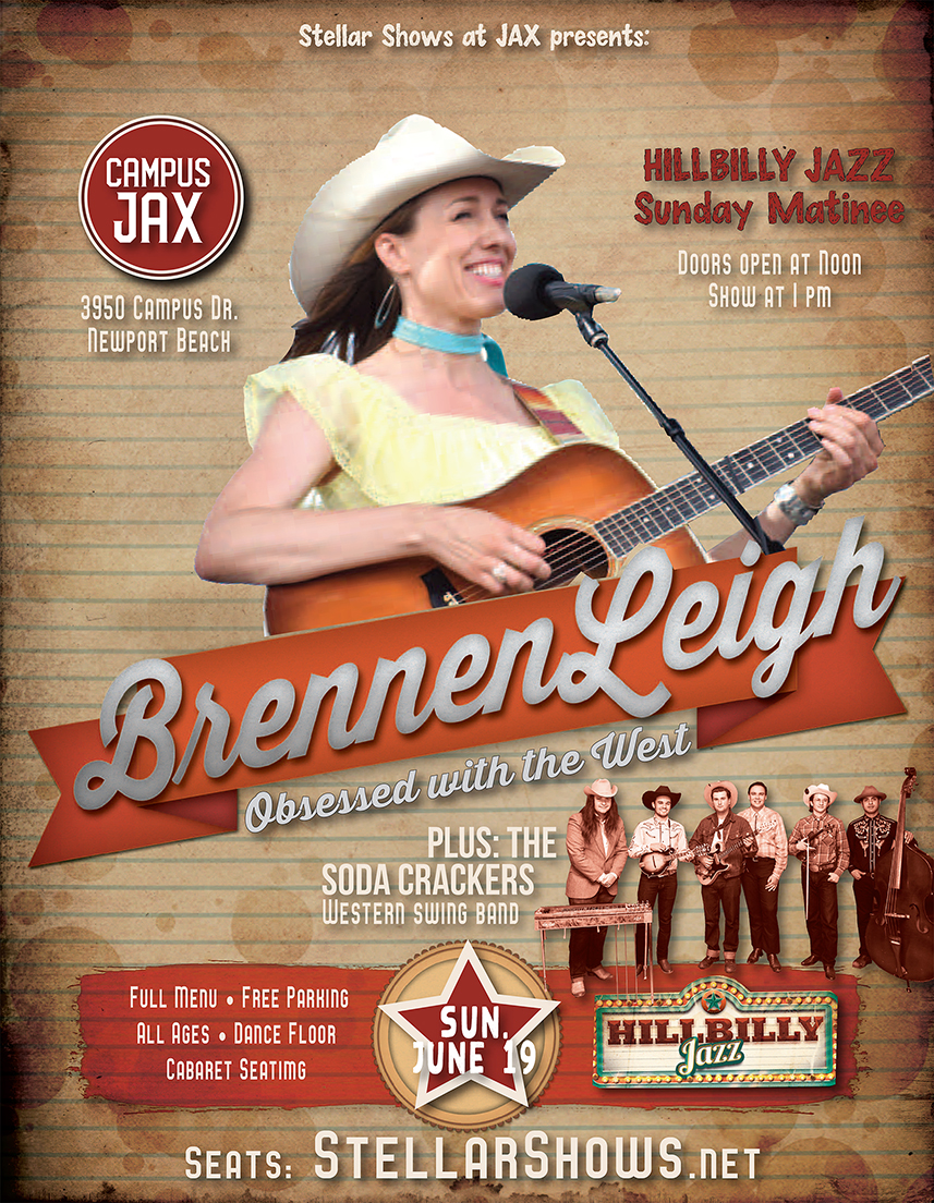 Brennen Leigh plus the Soda Crackers Western Swing band