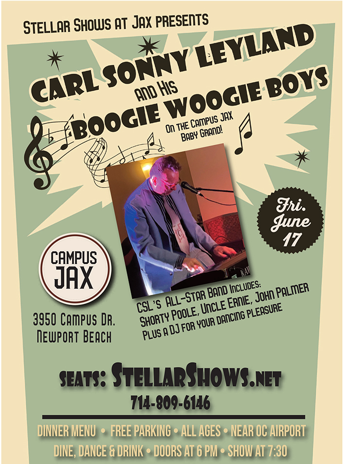 Carl Sonny Leyland & his Boogie Woogie Boys