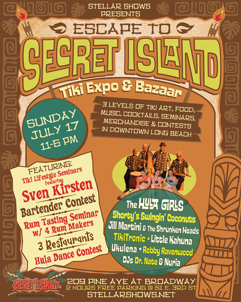 Escape to Secret Island Tiki Expo and Bazaar