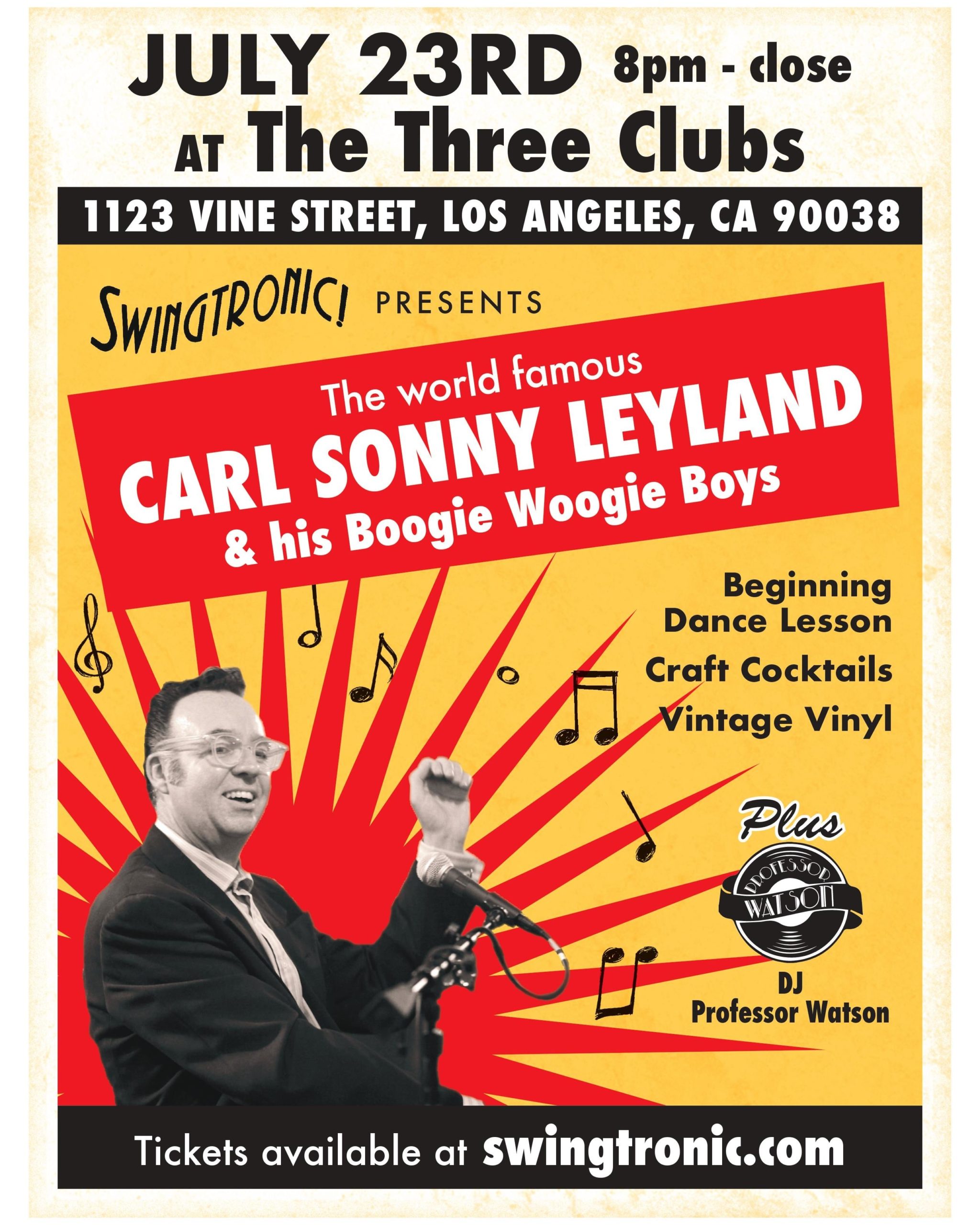 Swingtronic presents Carl Sonny Leyland and his Boogie Woogie Boys