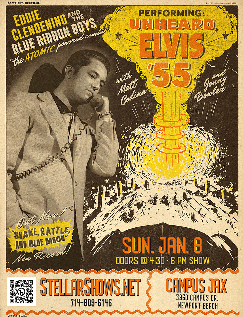 Eddie Clendening performs “Unheard Elvis ’55”