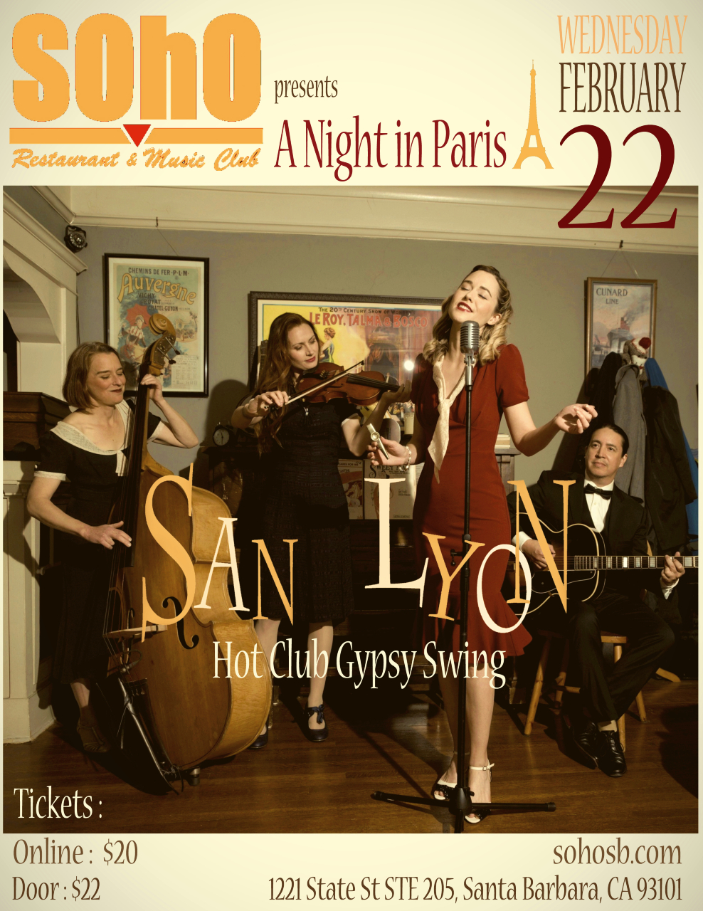 “A Night In Paris” With San Lyon