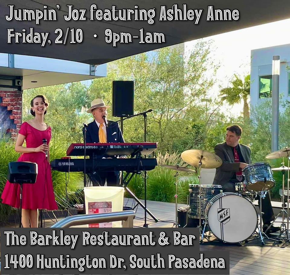 Jumpin’ Joz Featuring Ashley Anne at The Barkley Friday Night!