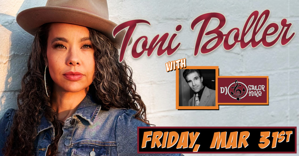 TONI BOLLER returns to The Moose with DJ SAILOR MIKE!