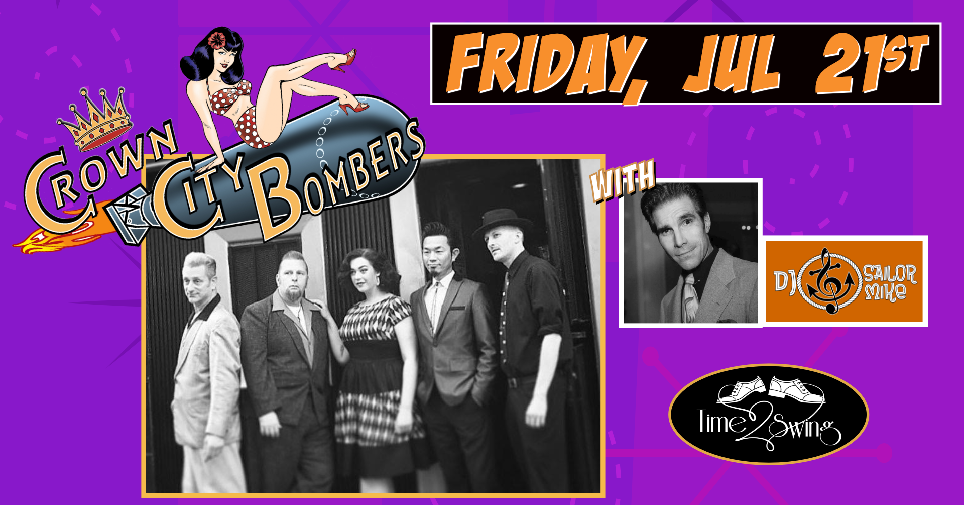 CROWN CITY BOMBERS LA RECORD RELEASE with DJ SAILOR MIKE at The Moose!