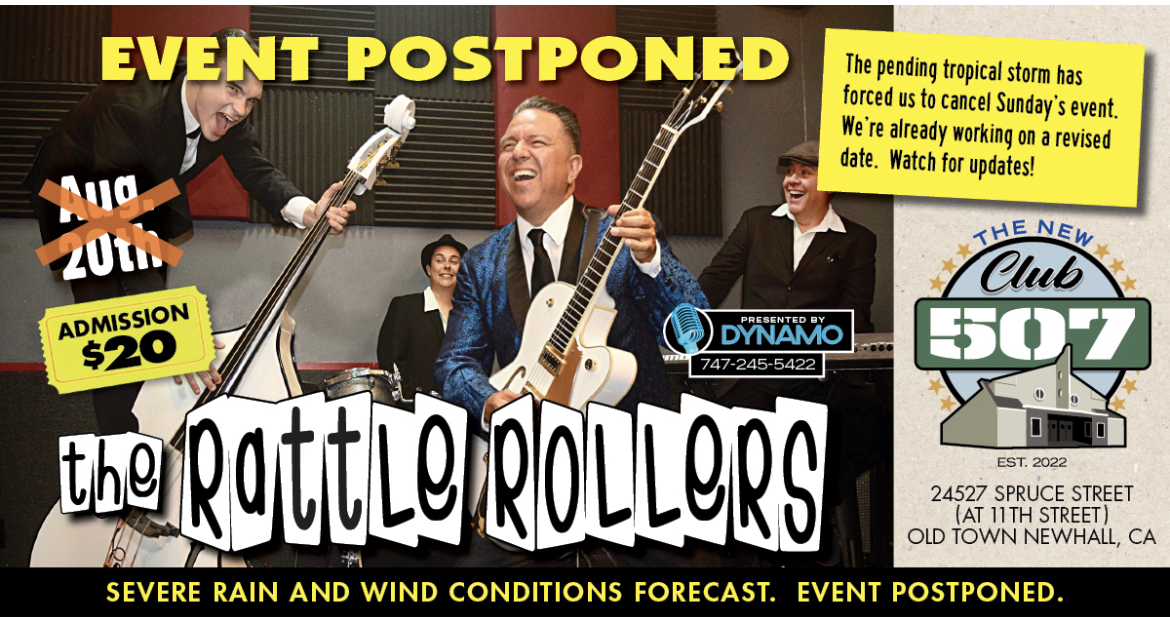 Rattle Rollers cancelled at CLUB 507