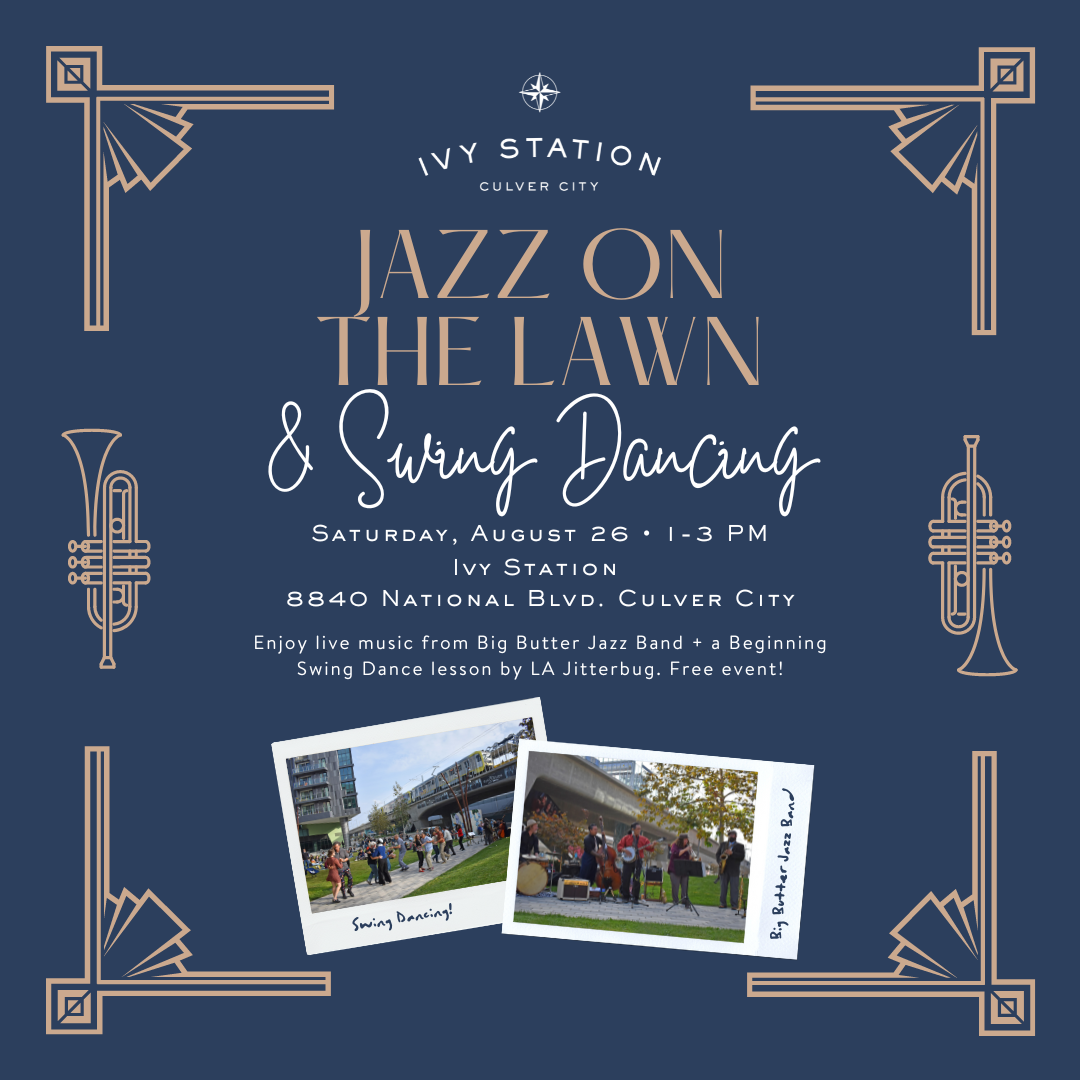 Jazz on the Lawn and Swing Dancing with Big Butter Jazz Band at Ivy Station