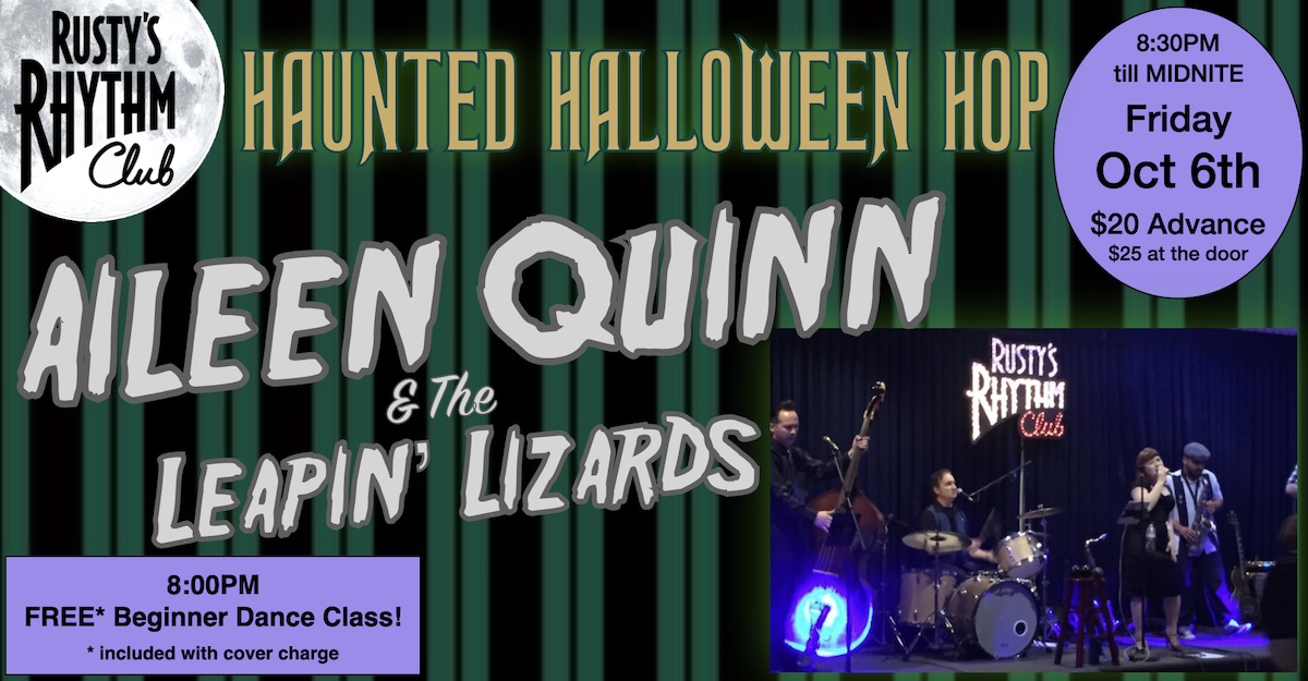 AILEEN QUINN & The LEAPIN’ LIZARDS at Rusty’s Rhythm Club