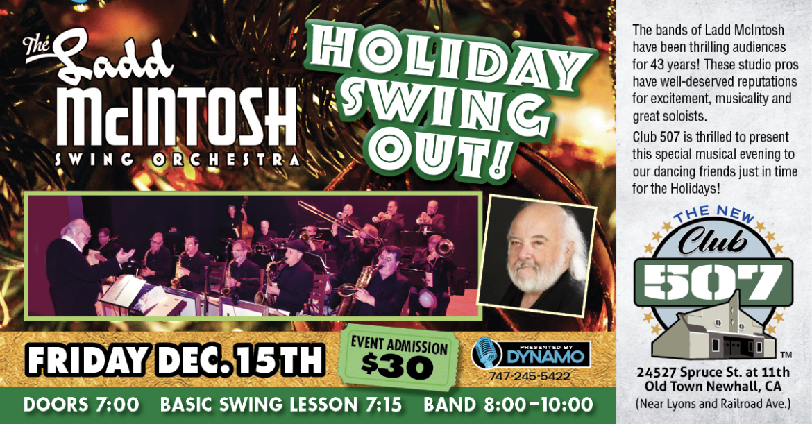 Ladd McIntosh Swing Orchestra Holiday Party
