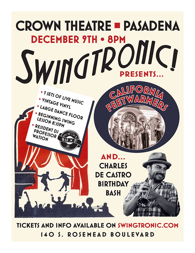 Swingtronic presents The California Feetwarmers at Crown Theatre