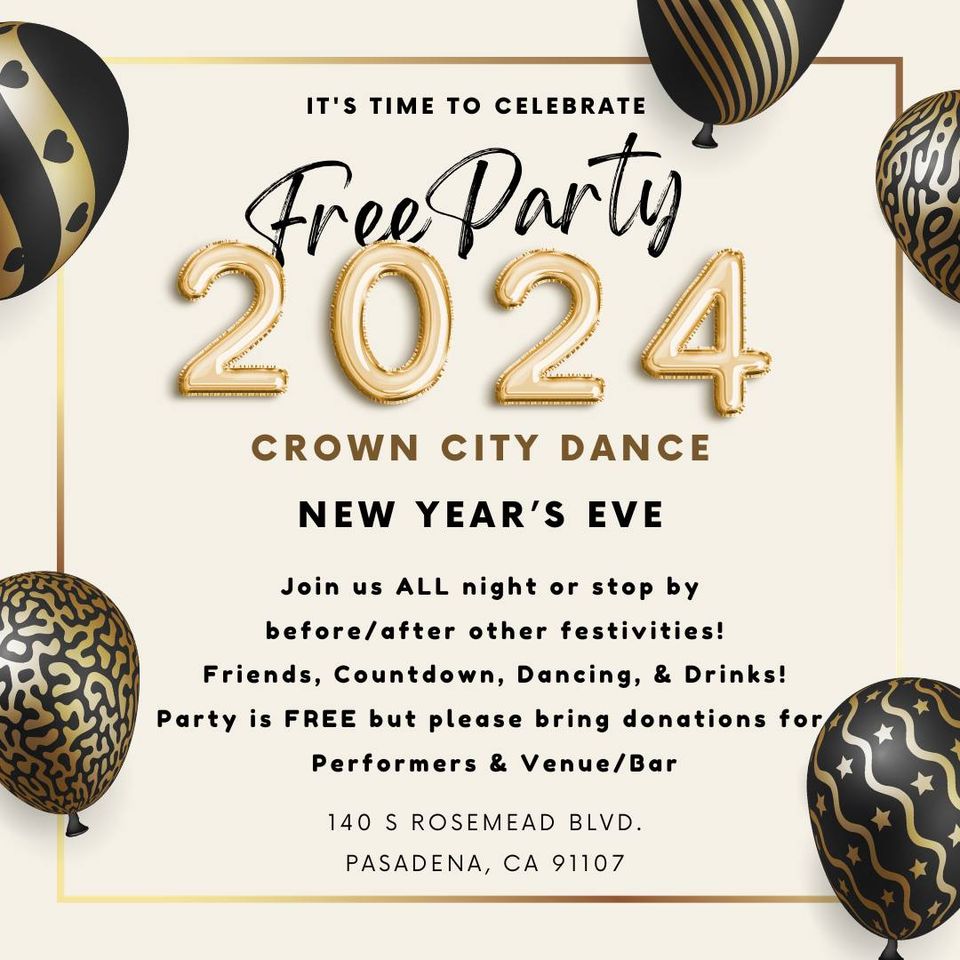 Free New Year’s Eve Dance at Crown City!