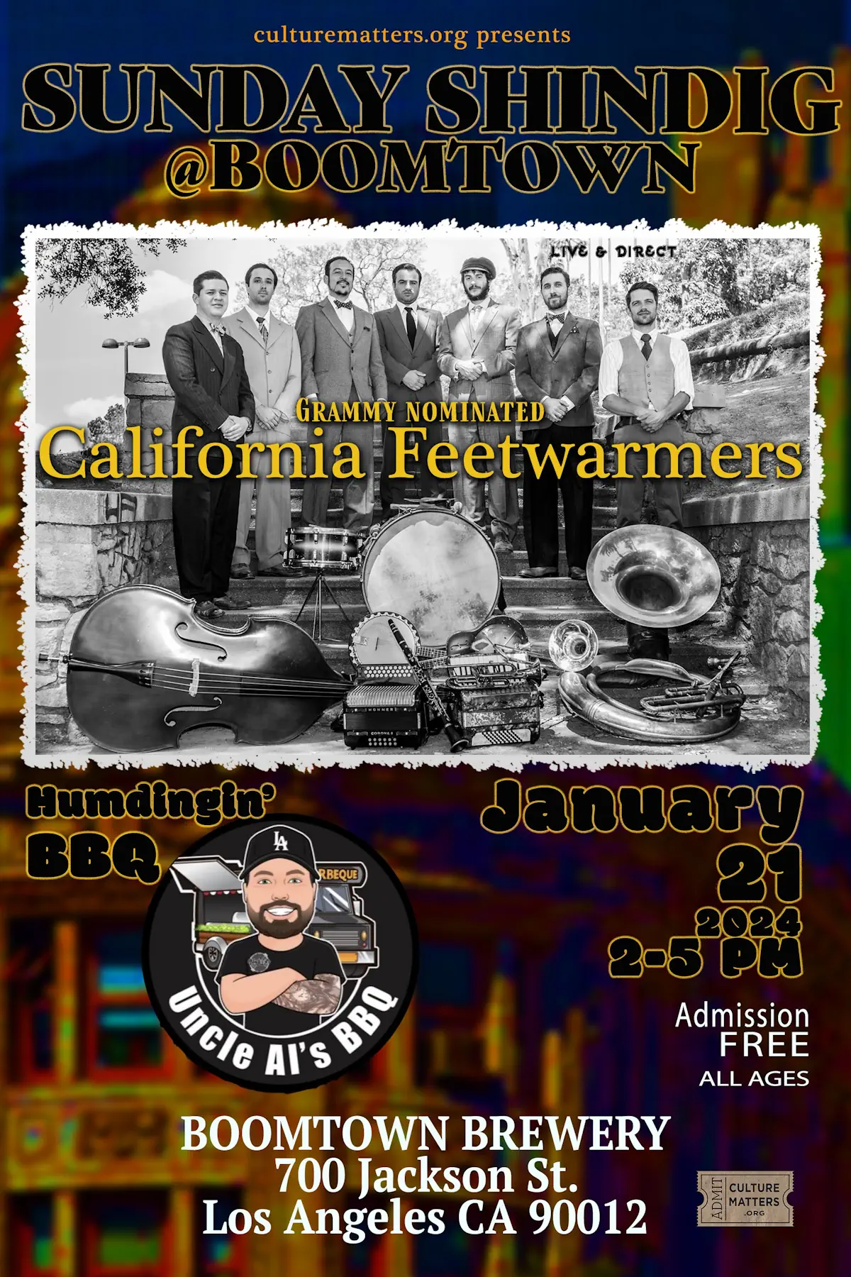 California Feetwarmers at Boomtown Brewery!
