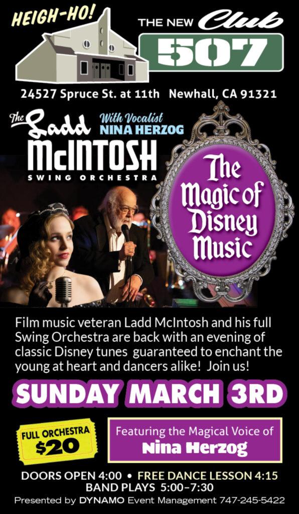 Ladd McIntosh Swing Orchestra Honors Disney Music