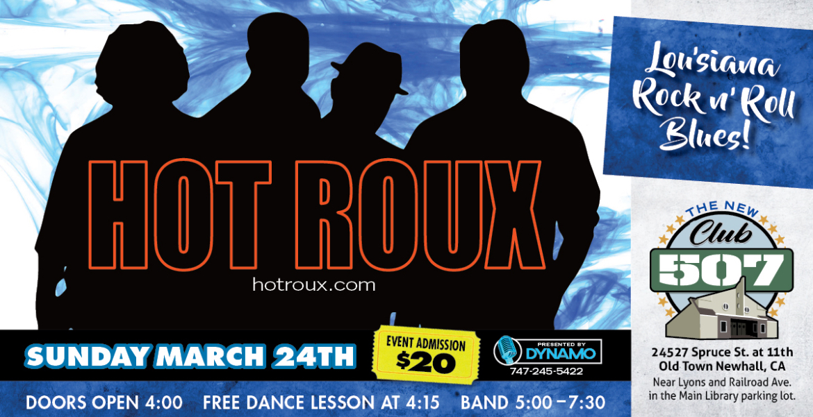 HOT ROUX, a Louisiana Cajun Blues Band