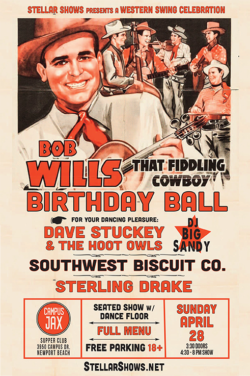 Bob Wills Birthday Ball – A Western Swing Celebration