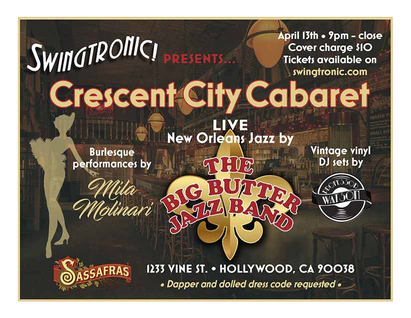 Swingtronic presents Crescent City Cabaret