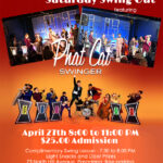 PHAT CAT SWINGER Returning to PBDA Saturday, April 27th!! Let’s Swing Dance!!