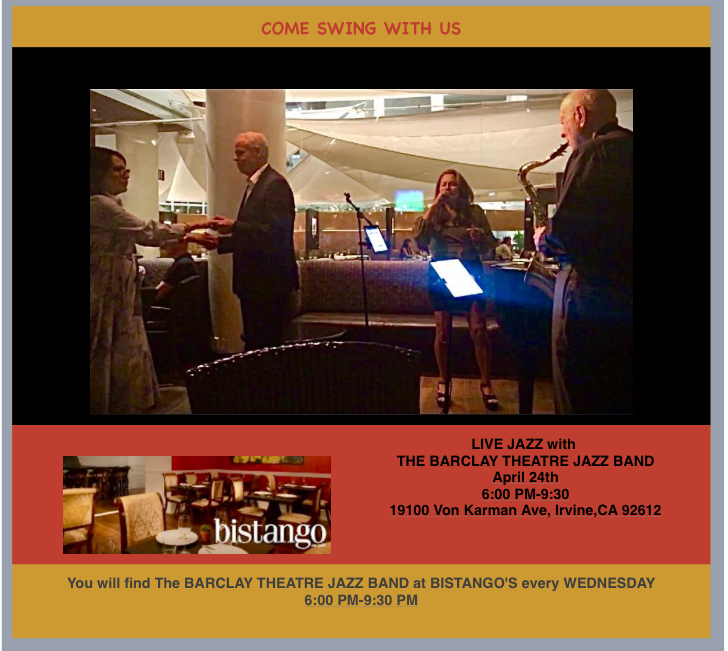The Barclay Theatre Jazz Band at Bistango’s
