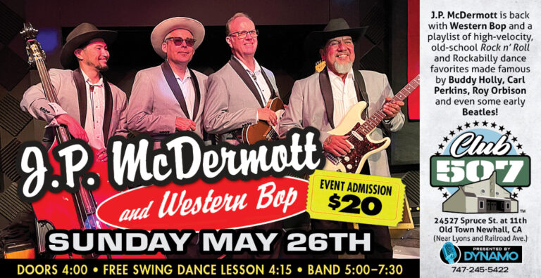 JP McDermott Western Bop Returns to Club 507!