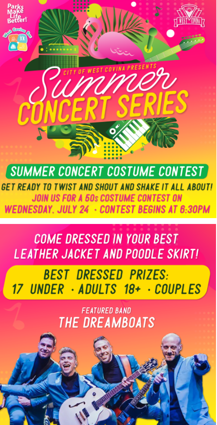 The Dreamboats – Summer Concert in West Covina