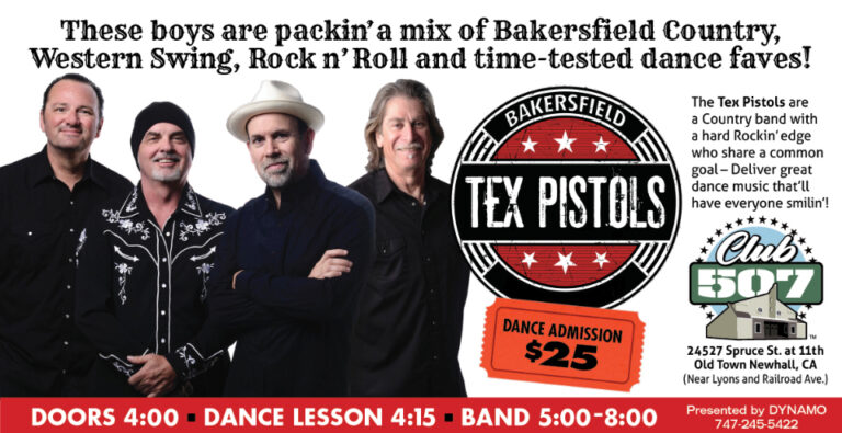 Tex Pistols: Bakersfield Sound Coming to Newhall