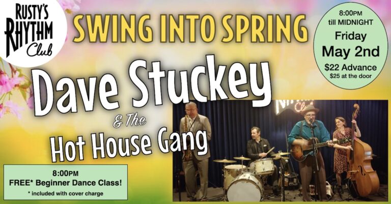 DAVE STUCKEY & THE HOT HOUSE GANG at Rusty’s Rhythm Club