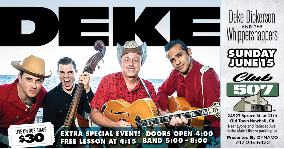 Deke Dickerson & the Whippersnappers Fathers Day Event