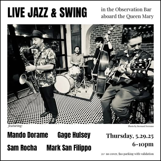Live jazz a the Queen Mary Observation Bar