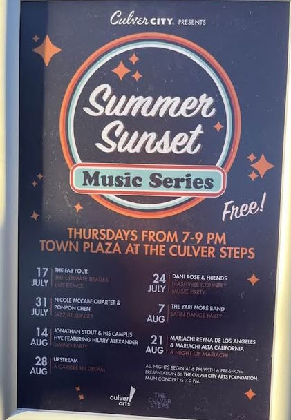 Culver city Steps lineup
