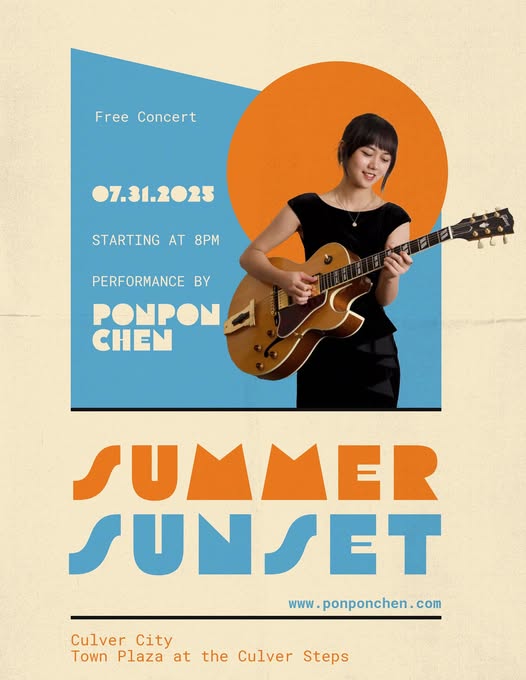 PonPon Chen at the Culver City Steps!