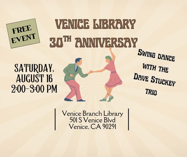Venice Library’s 30th Anniversary
