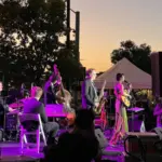 Ponpon Chen performing at the Culver Steps July 2025
