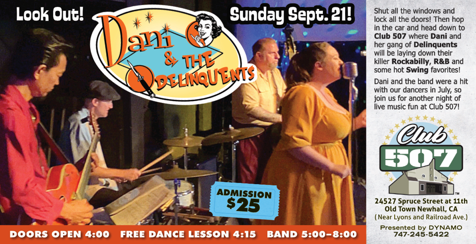 Dani & the Delinquents return to 507!