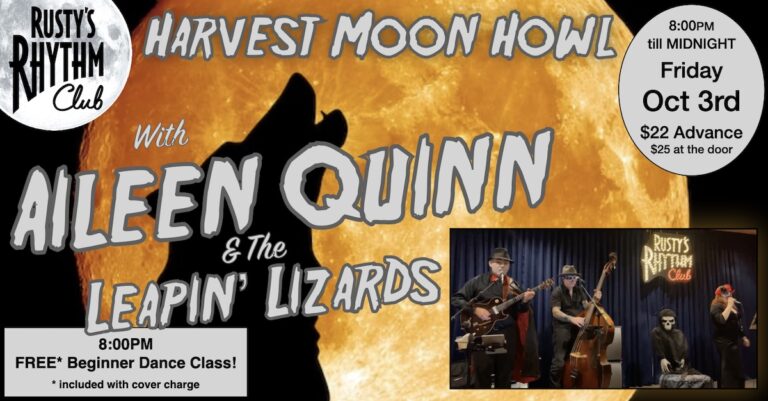 AILEEN QUINN & The LEAPIN’ LIZARDS at Rusty’s Rhythm Club