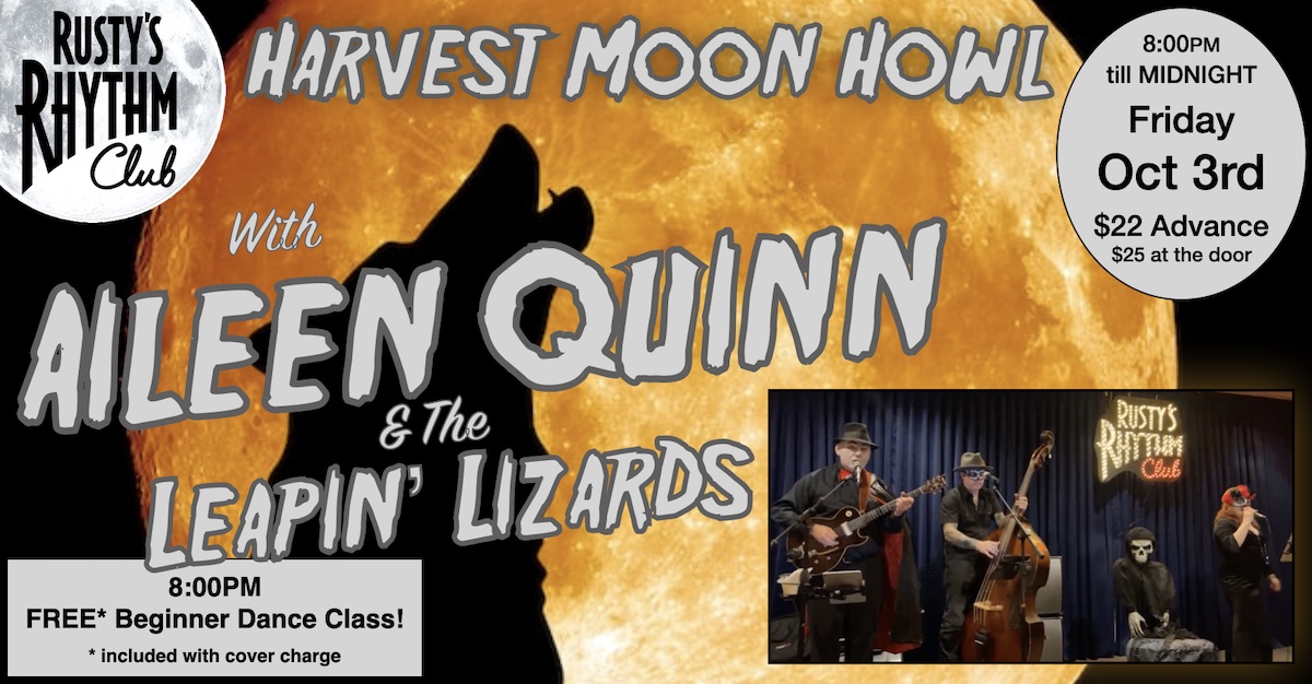 AILEEN QUINN & The LEAPIN’ LIZARDS at Rusty’s Rhythm Club