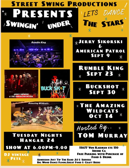 Swing dancing at Hangar 24