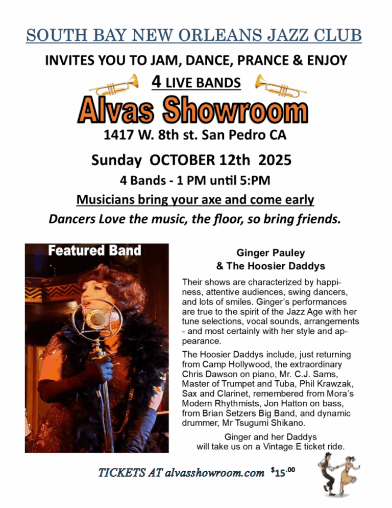 SOUTH BAY NEW ORLEANS JAZZ CLUB