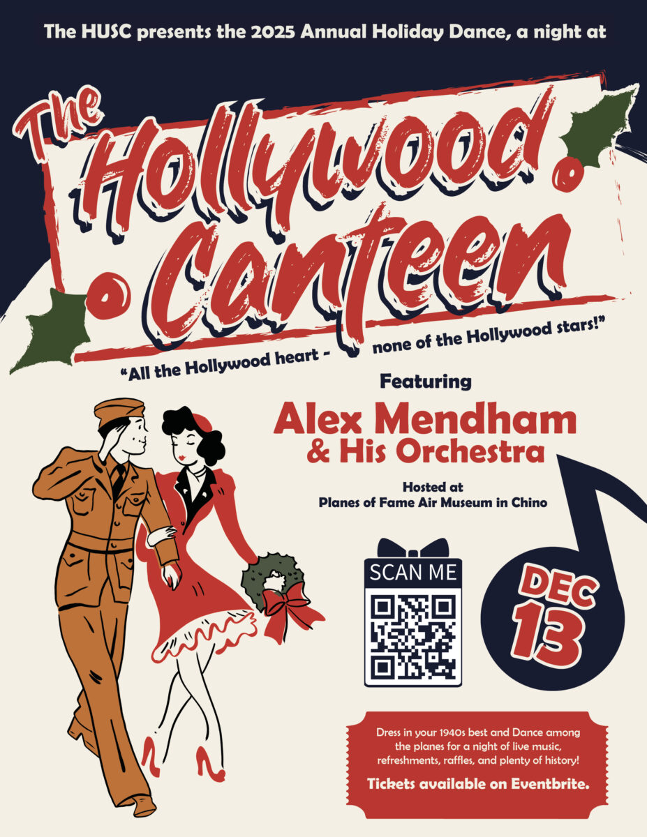 Alex Mendham & His Orchestra Holiday Dance – Planes of Fame Air Museum – Sat Dec 13th 5-10pm!