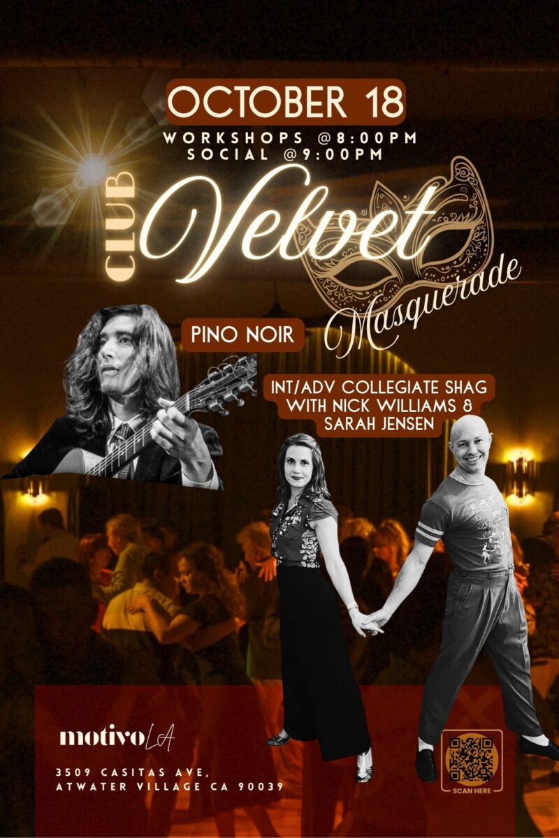 Club Velvet Masquerade with Pino Noir