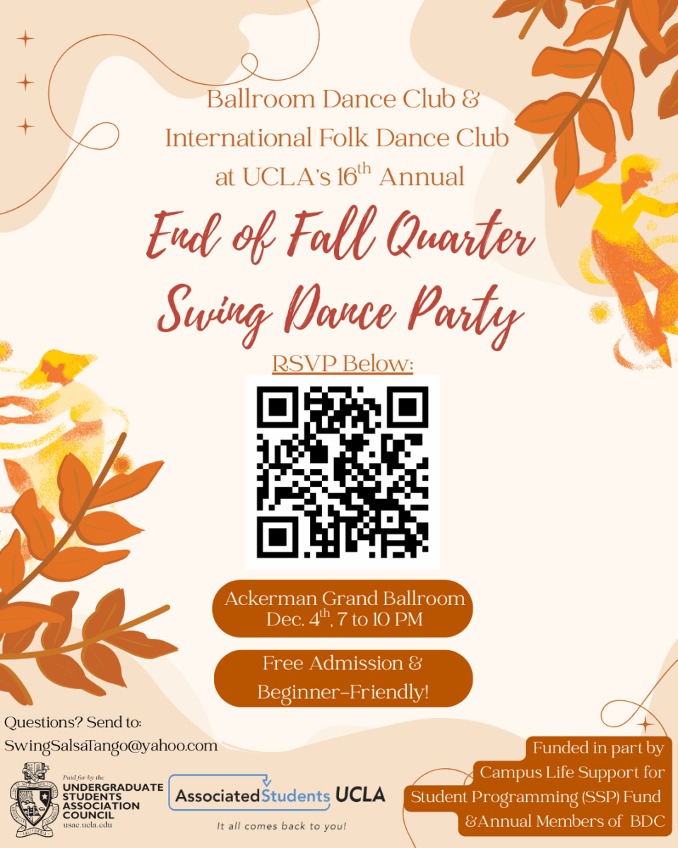 16th Annual End of Fall Swing Dance Party at UCLA