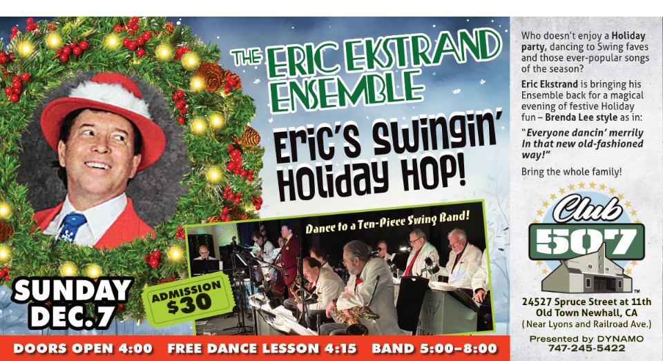 Eric Ekstrand Ensemble Swingin’ Holiday Hop