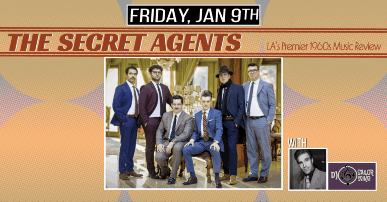 THE SECRET AGENTS and DJ SAILOR MIKE