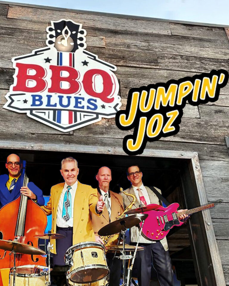 Jumpin Joz at BBQ Blues in Monrovia – FREE – Dancing, Brews, and BBQ! Friday Feb. 6th from 7:30-10!